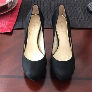 Jessica Simpson Black Suede heels
